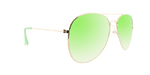 Sunset - Classic Aviator Gold (Dark Green Gradient)