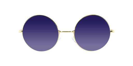 Imagine - Classic Round Gold (Blue Mirror)