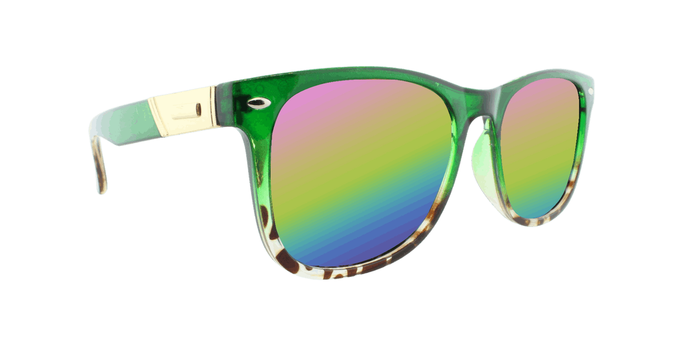 Lo-Fi - Fashion Retro Duck Green (Rainbow Mirror)
