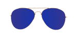 Sunset - Classic Aviator Gold (Blue Mirror)
