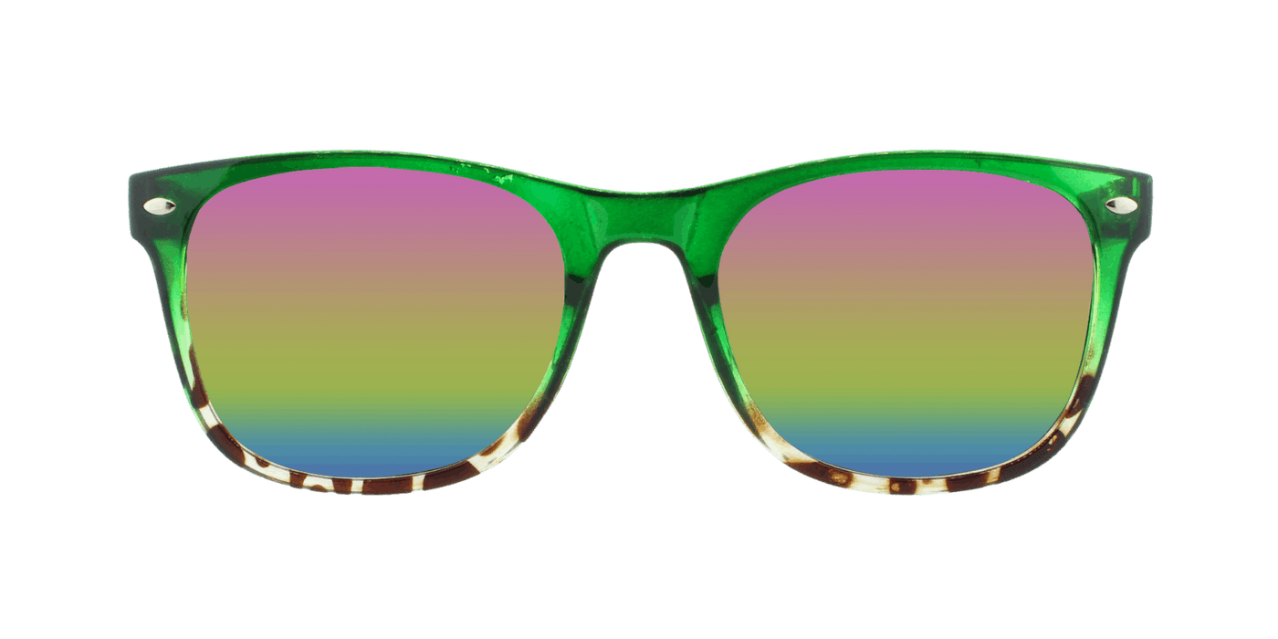 Lo-Fi - Fashion Retro Duck Green (Rainbow Mirror)