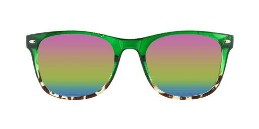 Lo-Fi - Fashion Retro Duck Green (Rainbow Mirror)