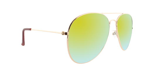 Sunset -  Polarized Classic Aviator Gold (Red Mirror)