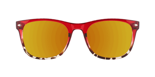 Lo-Fi - Polarized Fashion Retro Dark Red (Red Mirror)