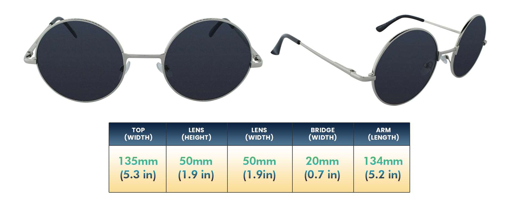 Imagine - Classic Round Gold (Gold Mirror)