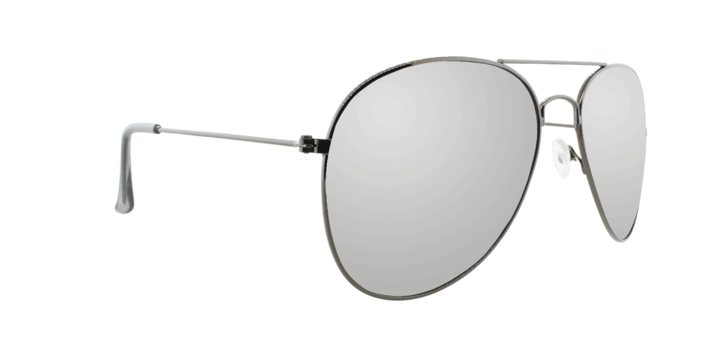 Sunset - Classic Aviator Gunmetal (Silver Mirror)