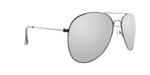Sunset -  Polarized Classic Aviator Gunmetal (Silver Mirror)