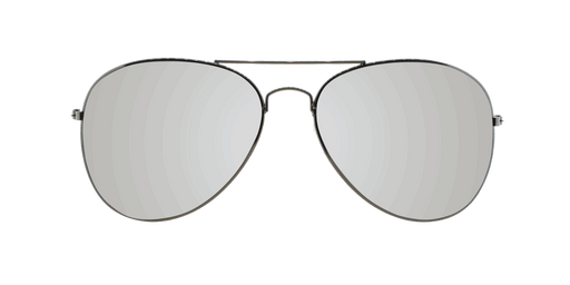 Sunset -  Polarized Classic Aviator Gunmetal (Silver Mirror)