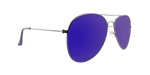 Sunset - Classic Aviator Gunmetal (Blue Mirror)