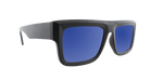 Echo - Polarized Modified Retro Black (Blue Mirror)