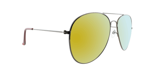 Sunset - Classic Aviator Gunmetal (Red Mirror)