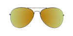 Sunset - Classic Aviator Gunmetal (Red Mirror)