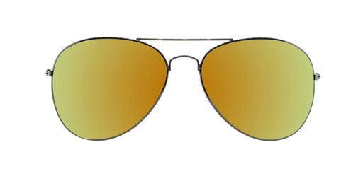 Sunset -  Polarized Classic Aviator Gunmetal (Red Mirror)