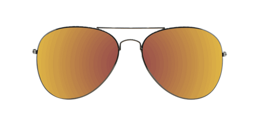 Sunset -  Polarized Classic Aviator Gunmetal (Purple Mirror)