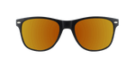 Vibe - Classic Retro Black Matte (Red Mirror)