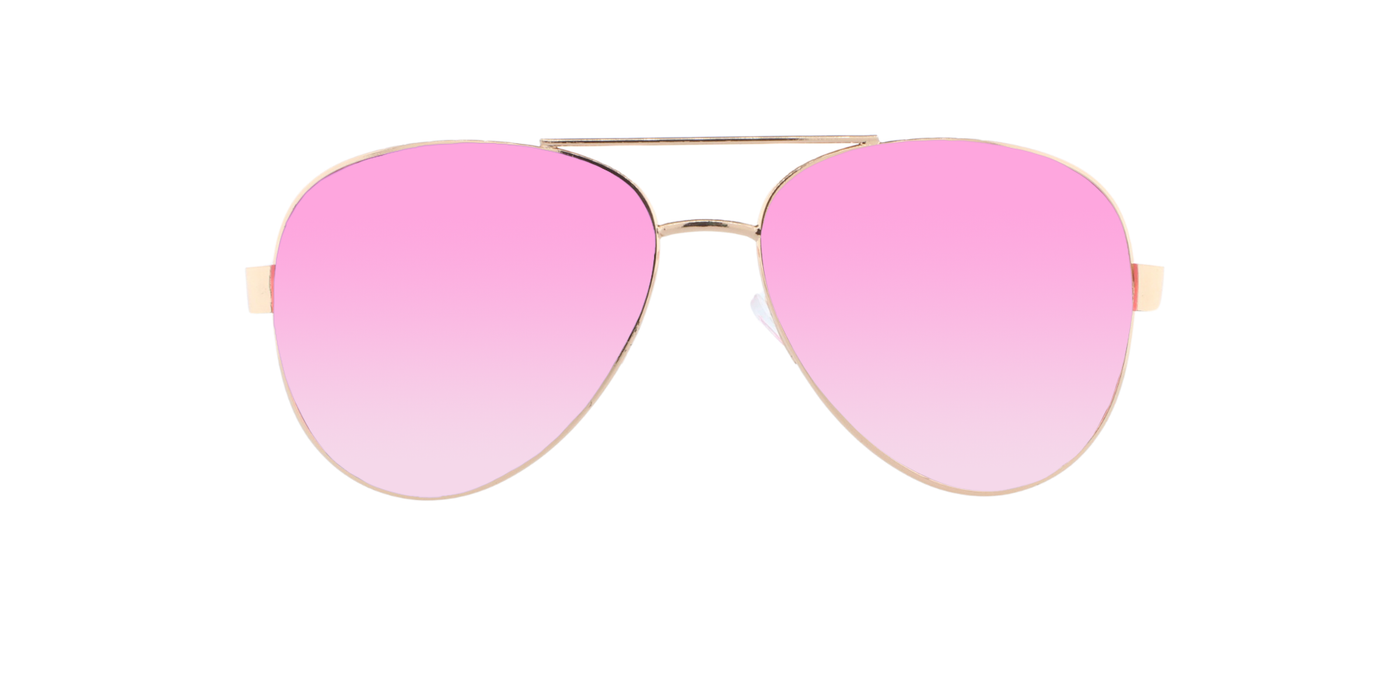 Solace - Fashion Aviator Pink & Gold (Rose)