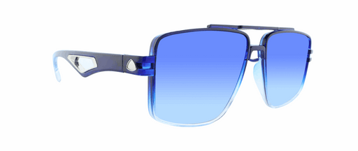 Maverick - Modified Aviator Blue and Clear Translucent (Blue Gradient)