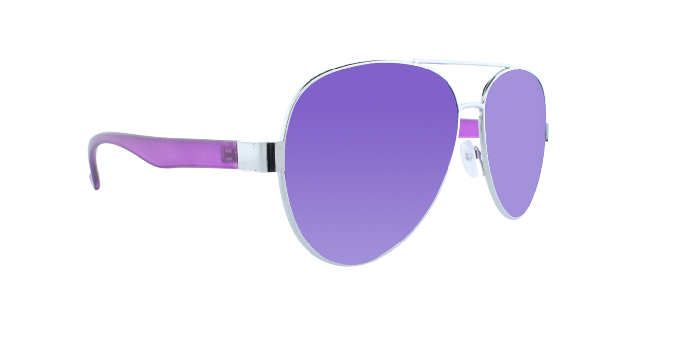 Solace - Fashion Aviator Purple & Silver (Amethyst)