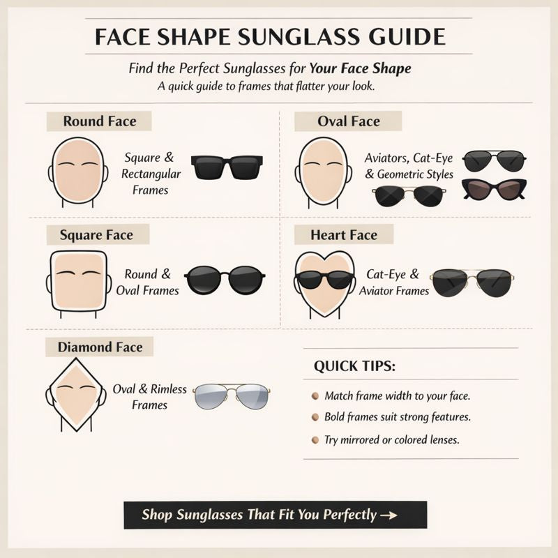 Face Shape Sunglass Guide