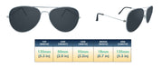 Aerobat - Polarized Classic Aviator Silver (Silver Mirror)