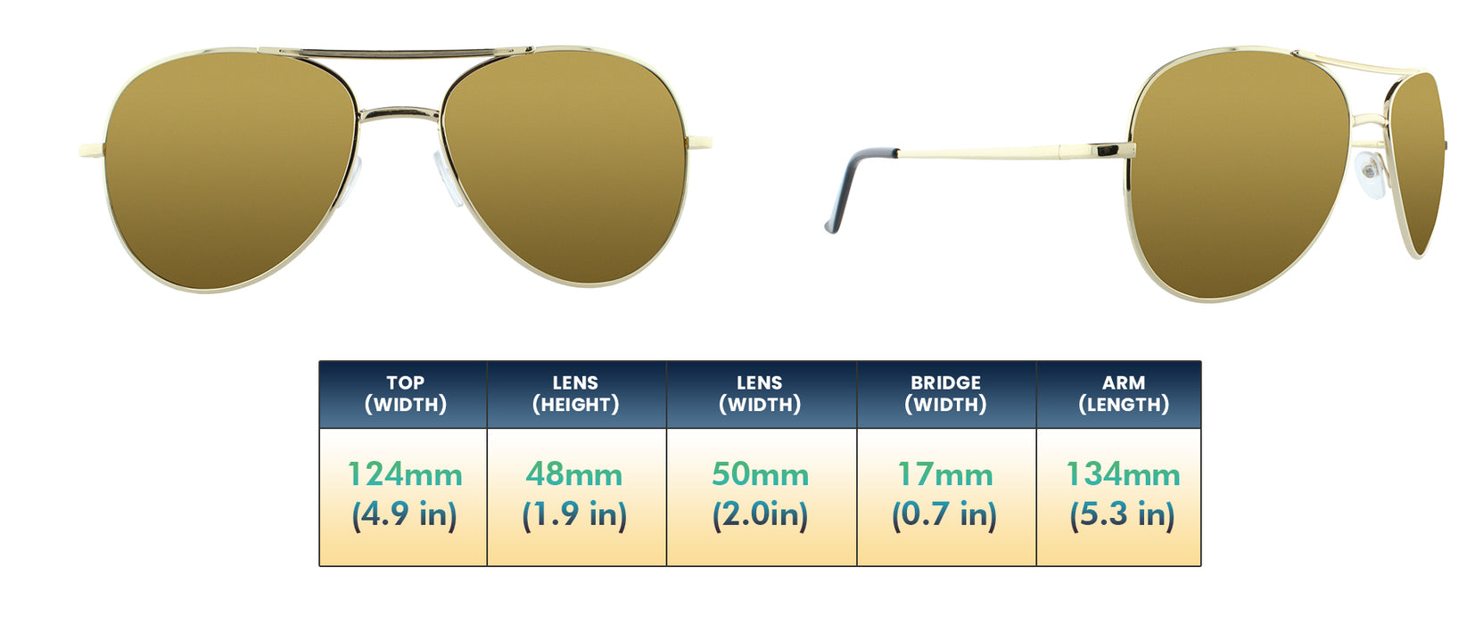 Fuselage - Polarized Full-Size Aviator