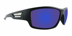 Medal - Polarized Sports Wrap Black (Ice Mirror)