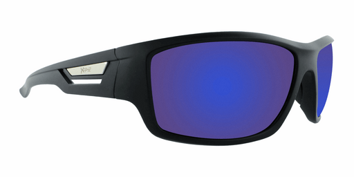 Medal - Polarized Sports Wrap Black (Ice Mirror)
