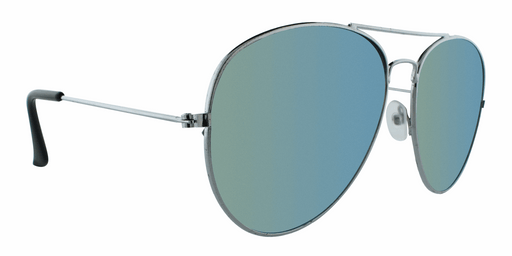 Aerobat - Polarized Classic Aviator Silver (Gold Mirror)