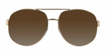 Jet Set - Polarized Wood Look Aviator (Amber)