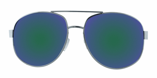 Jet Set - Polarized Wood Look Aviator (Blue Mirror)