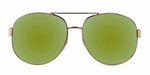Jet Set - Polarized Wood Look Aviator (Gold Mirror)