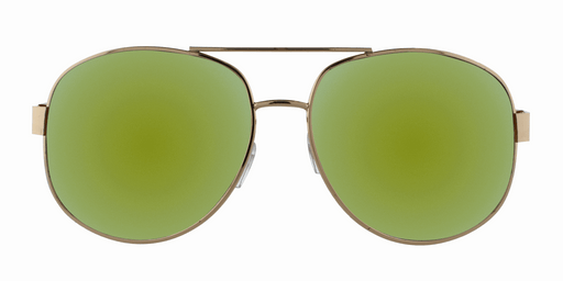 Jet Set - Polarized Wood Look Aviator (Gold Mirror)