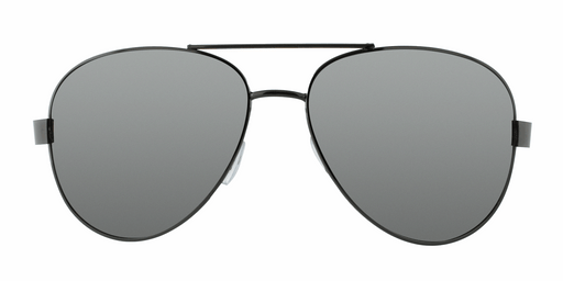 Solace - Polarized Fashion Aviator Charcoal Matte Finish (Silver Mirror)