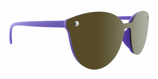 Cassie - Modern Rimless Look Purple (Purple Mirror)
