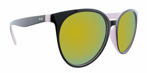 Paige - Polarized Classic Fashion Black/Pink (Pink Mirror)