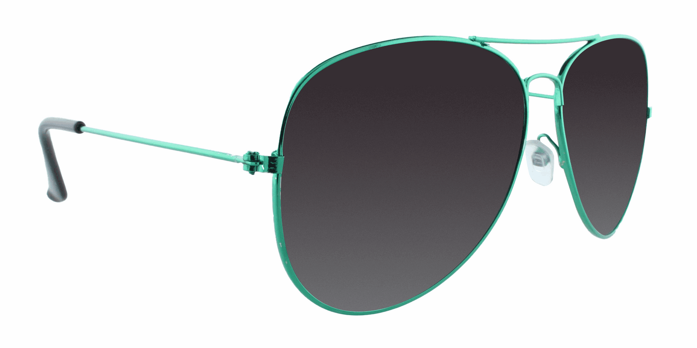 Sunset | PETITE - Classic Aviator Green (Smoked)
