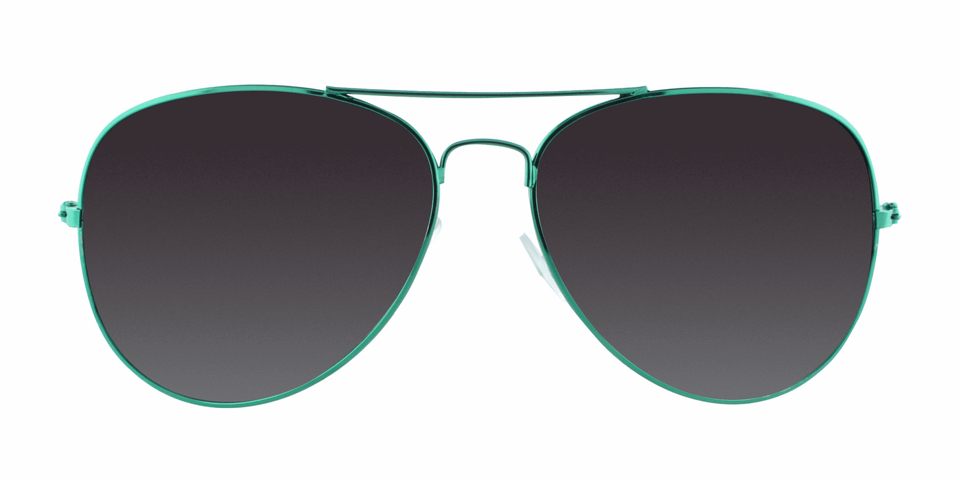 Sunset | PETITE - Classic Aviator Green (Smoked)