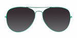 Sunset | PETITE - Classic Aviator Green (Smoked)