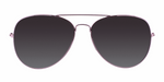 Sunset | PETITE - Classic Aviator Pink (Smoked)
