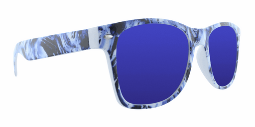 Ripple - Retro Print Blue Marble (Blue Mirror)