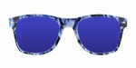 Ripple - Retro Print Blue Marble (Blue Mirror)