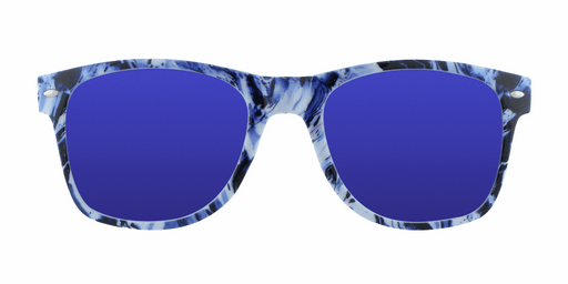 Ripple - Retro Print Blue Marble (Blue Mirror)