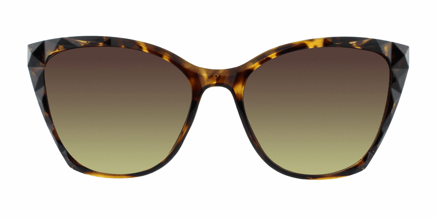 Cleopatra - Polarized Geometric Fashion Tortoise Shell (Amber)