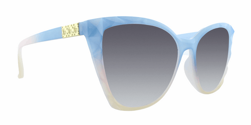 Cleopatra - Polarized Geometric Fashion Blue & Pink (Smoked)