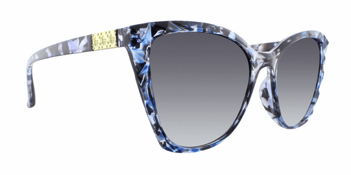Cleopatra - Polarized Geometric Fashion Blue Marble (Smoked)