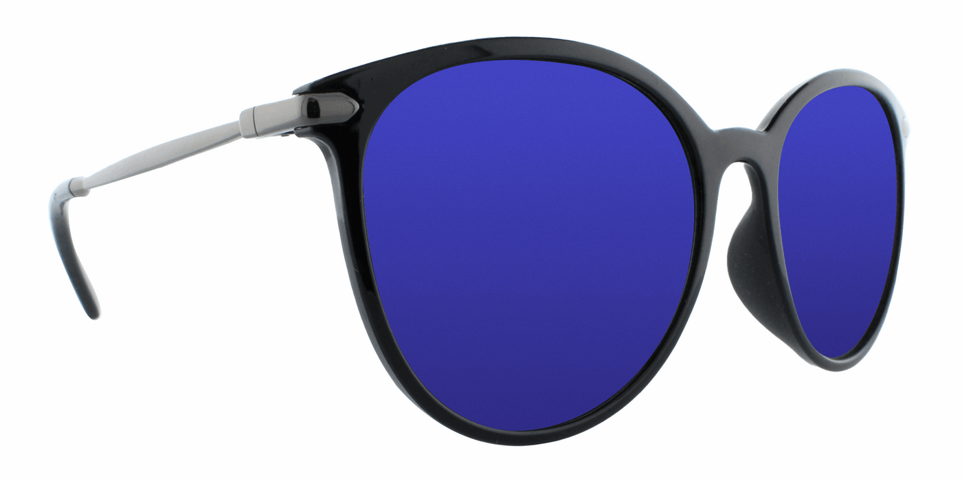 Iris - Classic Fashion Black/Gunmetal (Blue Mirror)