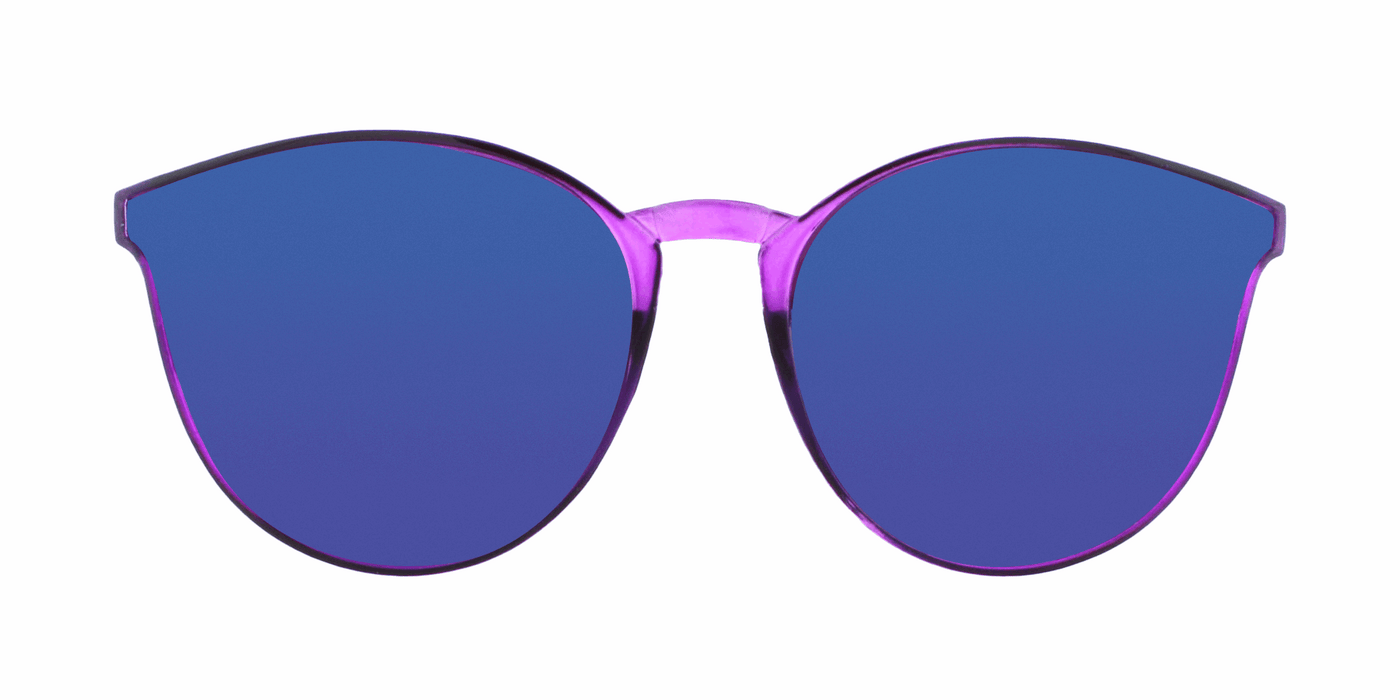 Lilith - Colorful Fashion Plum Translucent (Blue Mirror)