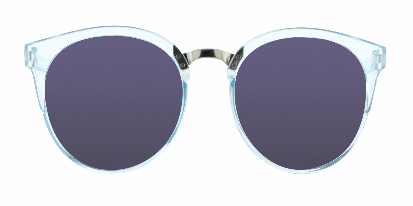 Willow - Retro Fashion Blue Translucent (Dark Blue Mirror)