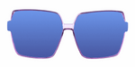 Stella - Oversized Fashion Purple (Ice Blue Mirror)