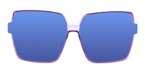 Stella - Oversized Fashion Purple (Ice Blue Mirror)